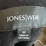 Jones Wear Black Beaded Neckline Top, Y2K, Boho, Glam, Vintage, Retro,‎ Elegant, Medium Photo 3