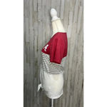 Alabama Crimson Tide Women's Striped‎ Knotted T Photo 5
