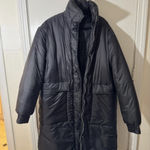 ASOS Black  Oversized Long Puffer Coat Photo 0