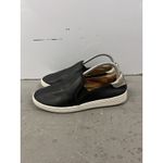 UGG  Cas Slip-On Sneaker Women's 8.5 Black Leather Casual Comfort Shoes Athletic Photo 2