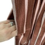 Ace & Jig  Brown Cream Pink Stripe Dress with Metallic Accent size small pockets Photo 2