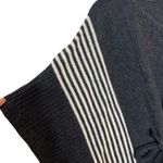 Maude  Tie Waist Poncho Wool Blend Sweater Gray Size OSFM S/L Pullover Photo 6