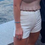 Urban Outfitters White Texture High Waisted  Shorts Photo 0