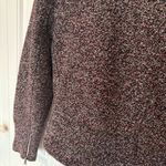 Ann Taylor Red And Black Boucle Moto Style Jacket Size Small Photo 5