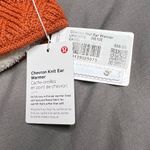 Lululemon Chevron Knit Ear Warmer NWT Canyon Orange (One Size) Photo 7