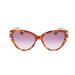 Lanvin Mother and Child 56mm Gradient Cat Eye Sunglasses light havana Orange Photo 1