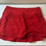 Lululemon Red Tennis Skirt Photo 0