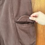 PacSun Brown Elastic Waist Cargo Jeans Photo 4