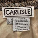 Carlisle brown & tan knit pencil skirt size 8 Photo 4