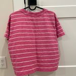 Marine layer  Sadie Stripe Boxy Crop Slub Tshirt Photo 4