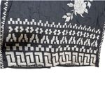 Johnny Was  Taupe Sleeveless Vest with Beige Embroidery – Size M Photo 4