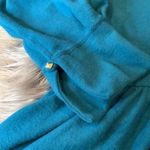 Milly NWT Penzance soft brushed peplum tunic top V-neck deep teal 1X Photo 7