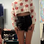 Princess Polly  Floral Cropped Sweater Photo 0
