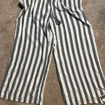 American Eagle AE Striped Strappy Wide Leg Jumpsuit Photo 9