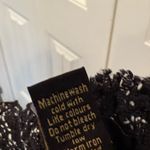 Japna  Black‎ And White Tweed Crop Top Size Medium Photo 5