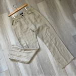 Hare Linen Pants straight leg womens Beige (medium) minimalist casual breathable Photo 0