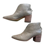 Kaanas  Women's Snake Print Ankle Boots Size 6 Multicolor Block Heel Photo 0