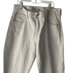 Levi's  Women's Size 12 Cream Tan Summer Denim‎ Classic Capri Jeans Photo 1