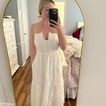 Lulus Lulu White Sleeveless Tired Midi Dress Photo 2