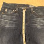 AG Adriano Goldschmied AG-ED Denim Prima Cigarette Crop Jeans Mid-rise Size 25 Dark Faded Wash Stretch Photo 3