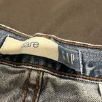 Gap Vintage Y2k  Jeans Women 8R Blue Flare Medium Wash Cotton Distressed Photo 6