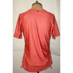 prAna New Womens S Catarina Swim Surf Top Sun UPF 50 Brown Orange Stripe Beach Photo 3