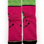 Odd Sox Invader Zim Gir Crew Socks Mens Womens Nickelodeon Green Pink Y2K Gift Photo 5