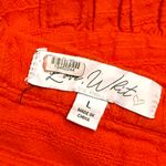 Love Whit Women’s Large Cotton Red Ruffle Skirt Lolita Vacation Colorful Twirl Photo 4