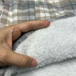 No Comment  Plaid Sherpa-Lined Button Down Shacket Photo 4