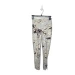 Gymshark Ori Leggings Print Gray Cream Marble 7/8 Length Cropped Sz Small Photo 4