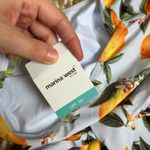 Marina West NWT Lemon One Piece Bathing Suit Orange Size M Photo 6