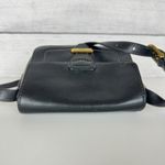 Fossil Tremont Leather Small Flap Crossbody Bag Handbag Black Western Boho Rodeo Photo 5