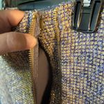 J.Crew Like New (NWOT)  Metallic Tweed Skirt w/ Front Gold Zipper, Sz 8 Photo 5