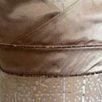 Guess Junior Y2K Silk Champagne Satin And Floral Dress Photo 3