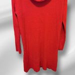 Anthropologie  Red Cowl Neck Sweater Dress nwt Photo 2