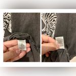 ABLE. Gloria Graphic Tee. Washed Black/White. XXL Black Photo 7