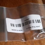 Mozambique Garnet Sterling Silver Trilogy Ring (Size 6) Photo 14