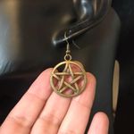 Wicked Pentagram Earrings Photo 1