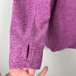 Duluth Trading Pullover Jacket Womens Medium Purple Fleece 1/4 Snap Frost Lake Purple Photo 2