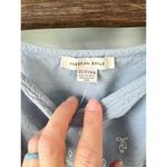 American Eagle Sleeveless Embroidered Dress Tiered Summer Blue Dress size XS Photo 5