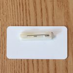 Bru’s Room & Sports Bar and Grill Employee Waitress Name Tag “Christina” Orange Photo 1