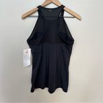 Lucy Active NWT Strong is Beautiful Black Bra Tank Mesh Racerback Top Size Large Photo 4