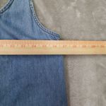 Vintage Grass Raggs Chambray Denim Overall Dress Jumper Small Made in USA Blue Photo 4