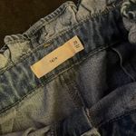 Francesca's TGLA Wide Leg Paper Bag Capri Jeans Photo 6