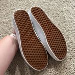 Vans White & Gray Checkerboard Shoes Lace Up Low Tops Women's Size 9.5 Photo 4