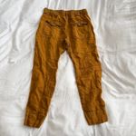 Free People Ochre Linen Pants Brown Women’s Size 0 Ankle Photo 3