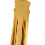 Amazon Essentials Yellow Pleated Midi Sundress Size L Photo 8