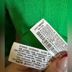 ZARA  Blazer Dress Textured Weave Tweed‎ Blogger Fave Sz Medium Kelly Green NWT Photo 6