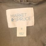 Market & Spruce  Kathleen cargo jacket XS Olive green cargo utility jacket hood Photo 1