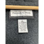 Preston & York  Lamskin Leather Black Jacket Size Large Photo 2